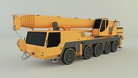 Camion grue LTM 1110 crane 3D model