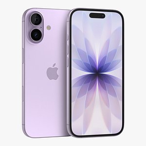 Apple iPhone 17 Lavender 3D model