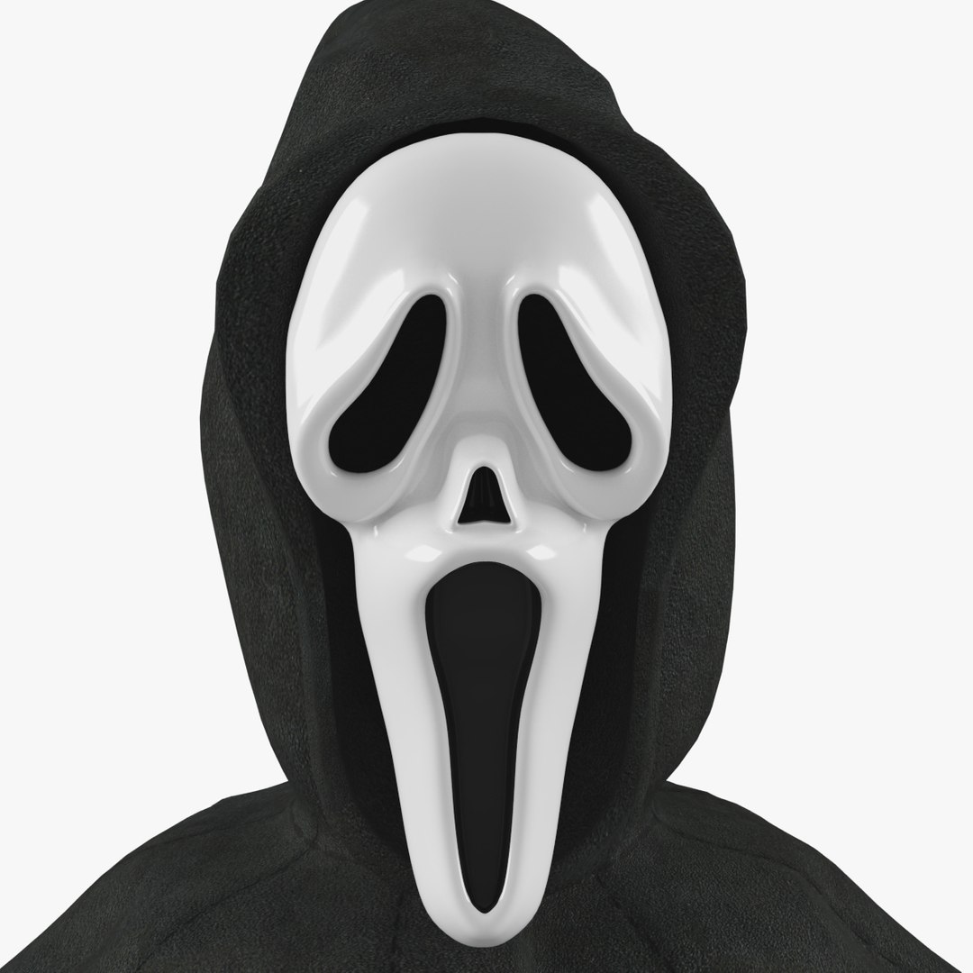 3d Mask Scream Hood