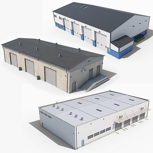 3 Industrial Buildings Collection