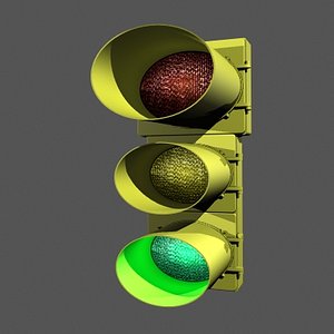 3dsmax traffic signal