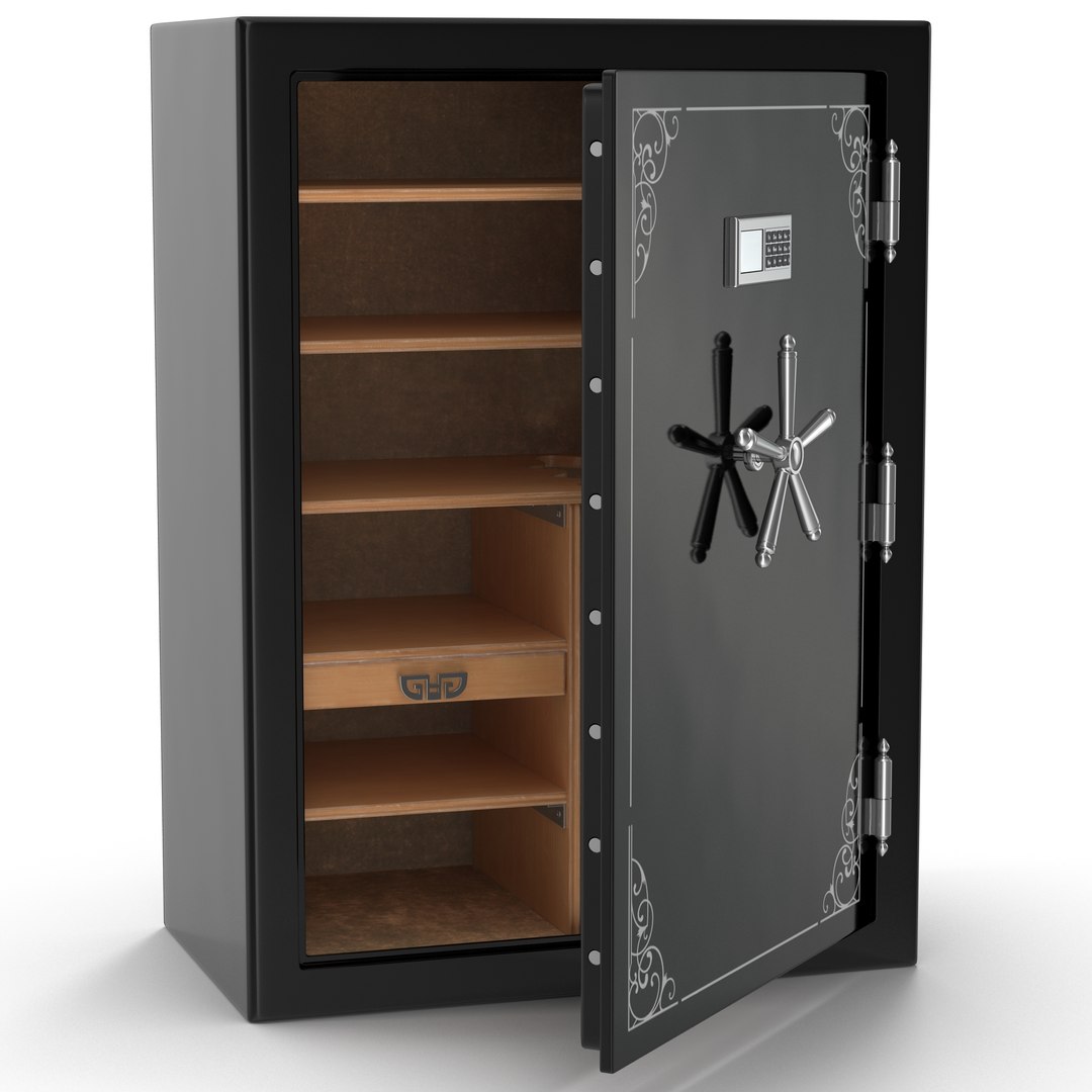 Gun Safe 3D model preview