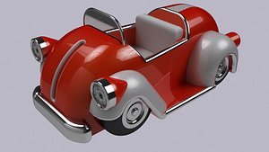 3d model cartoon car