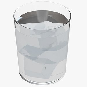 3D model glass ice