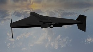Military Stiyle UAV 3D Model
