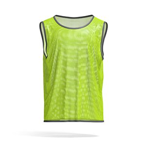 Green Football Team Practice Vest - soccer sports bib for training uniform