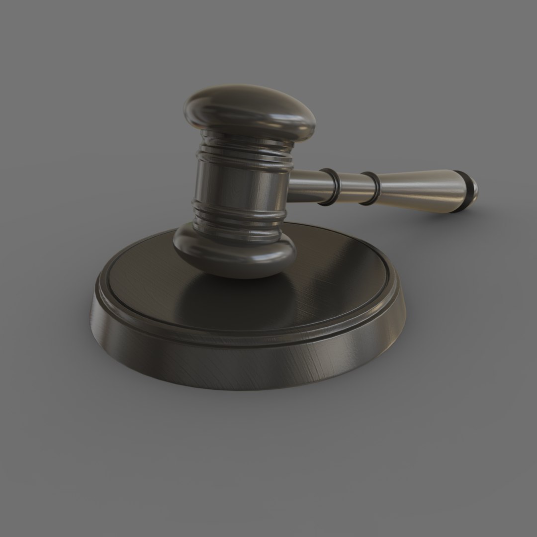 3D Judges Gavel Blackwood DIY TurboSquid 2063696