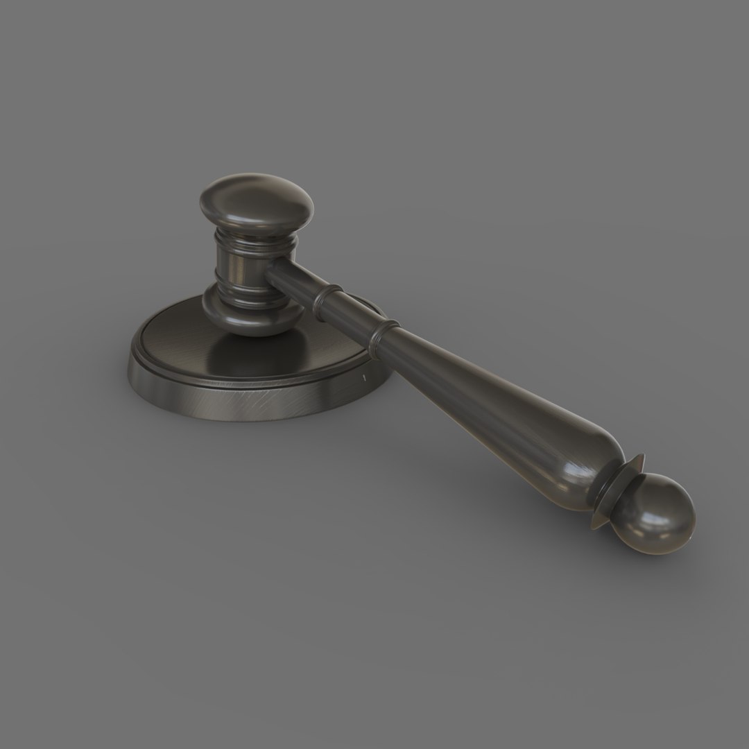 3D Judges Gavel Blackwood DIY TurboSquid 2063696