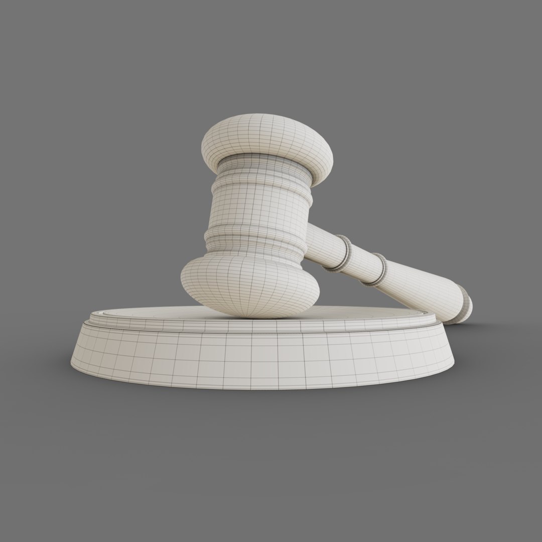 3D Judges Gavel Blackwood DIY TurboSquid 2063696