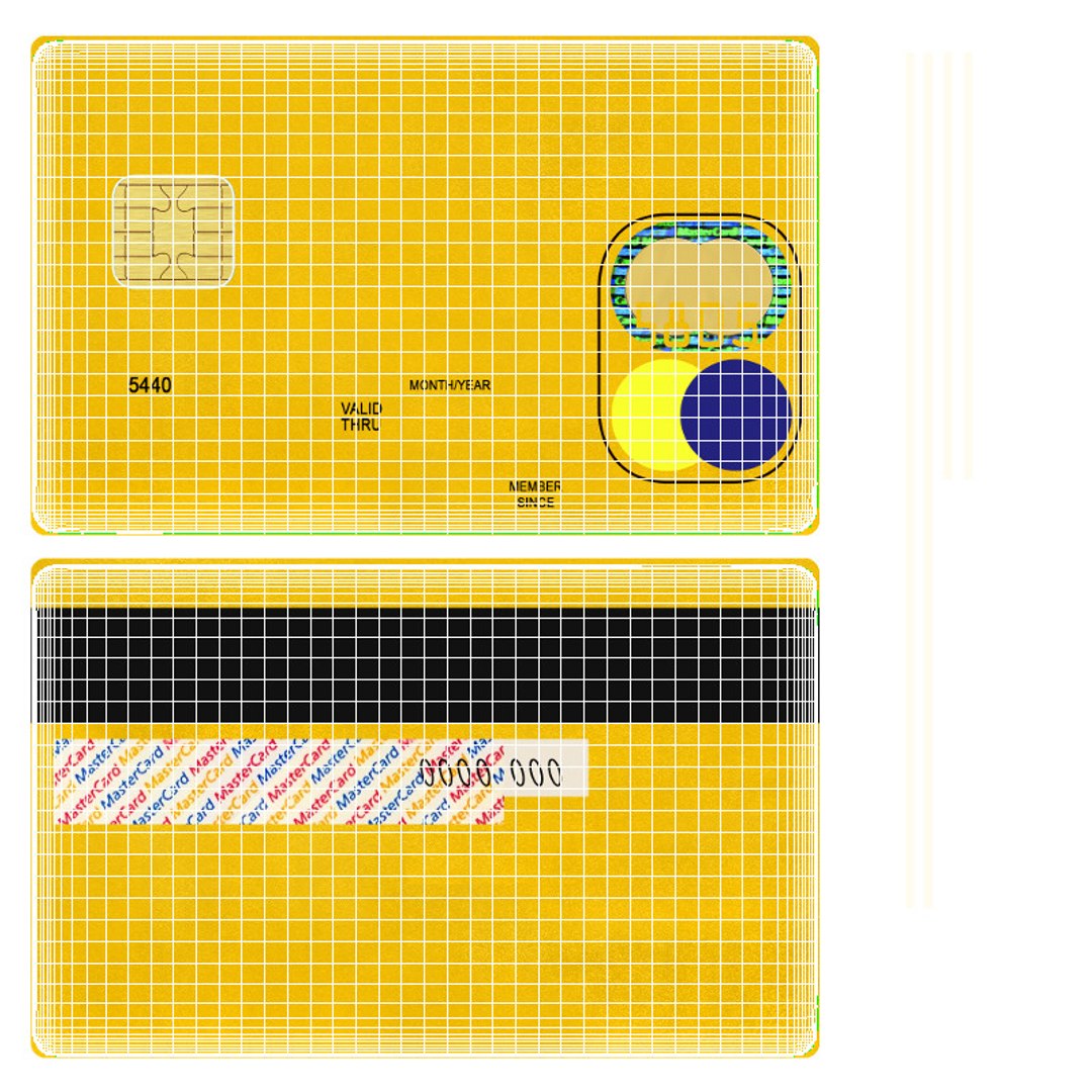 Credit Card 3d Model
