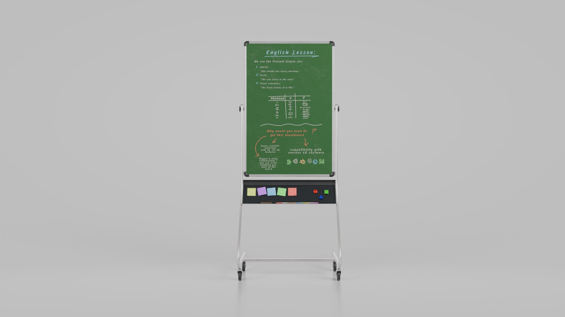 Office Essentials Set - Customizable Double-Sided Writing Boards 3D https://p.turbosquid.com/ts-thumb/B0/kRXOzY/xC/r_1/png/1792288154/1920x1080/fit_q87/d9408c0b2a439a116cde156c8c58c85ab31adfb0/r_1.jpg