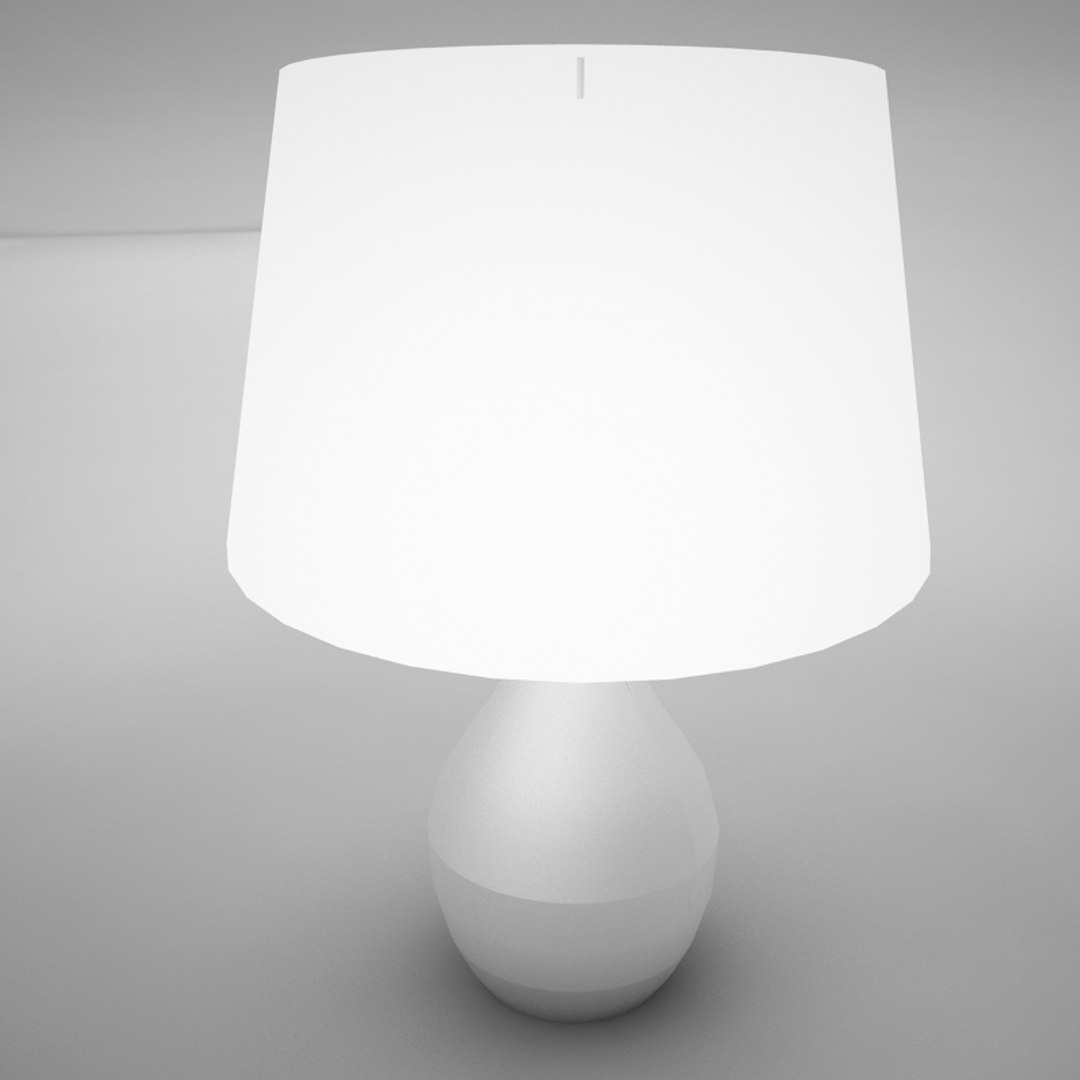 3d Model Of Lamp Scene