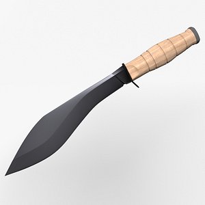 Machete knife1 model