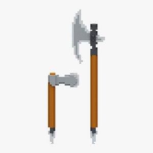 3D Voxel Axe