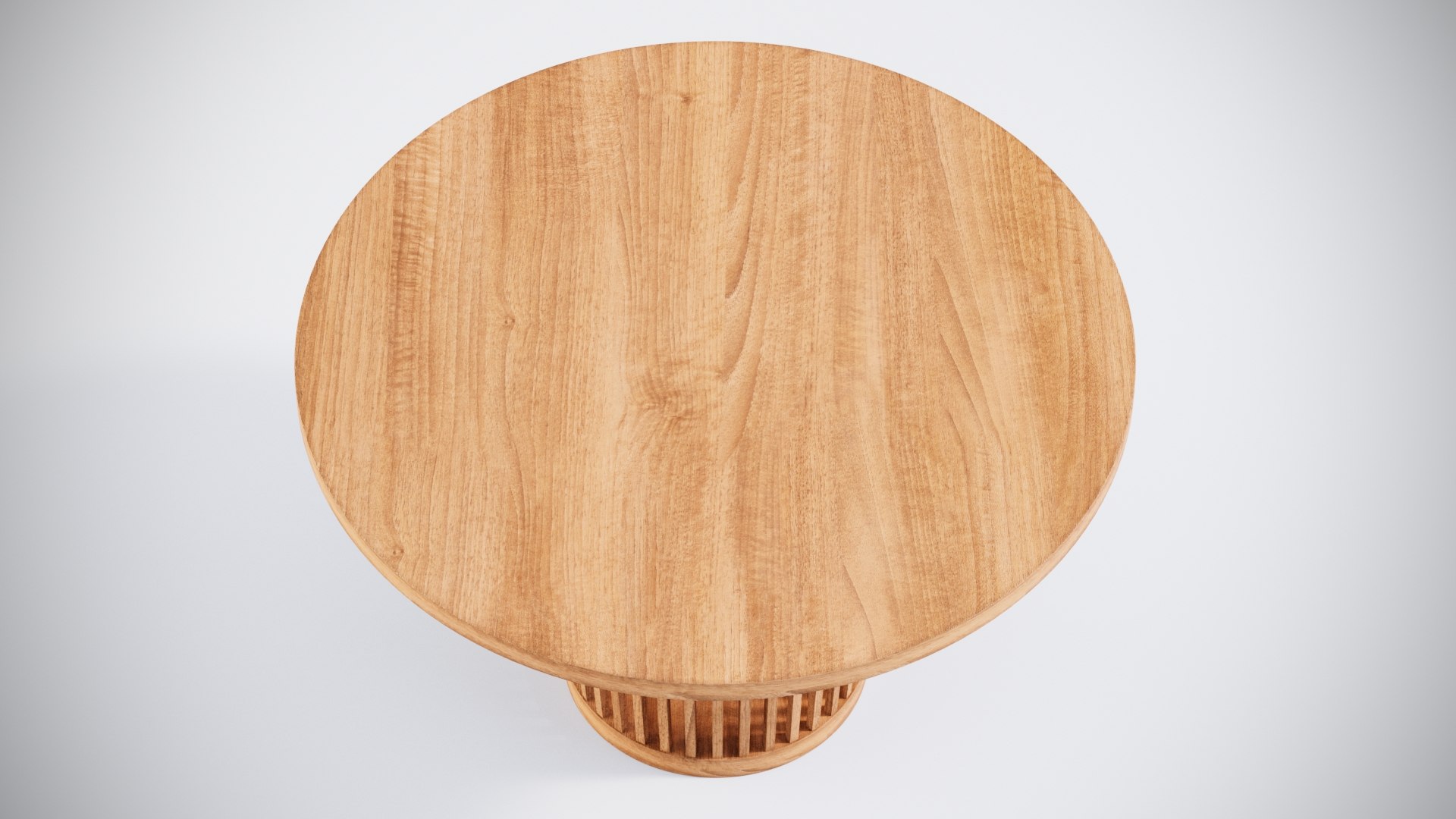 Rounded Dining Table 3D Model - TurboSquid 2159343