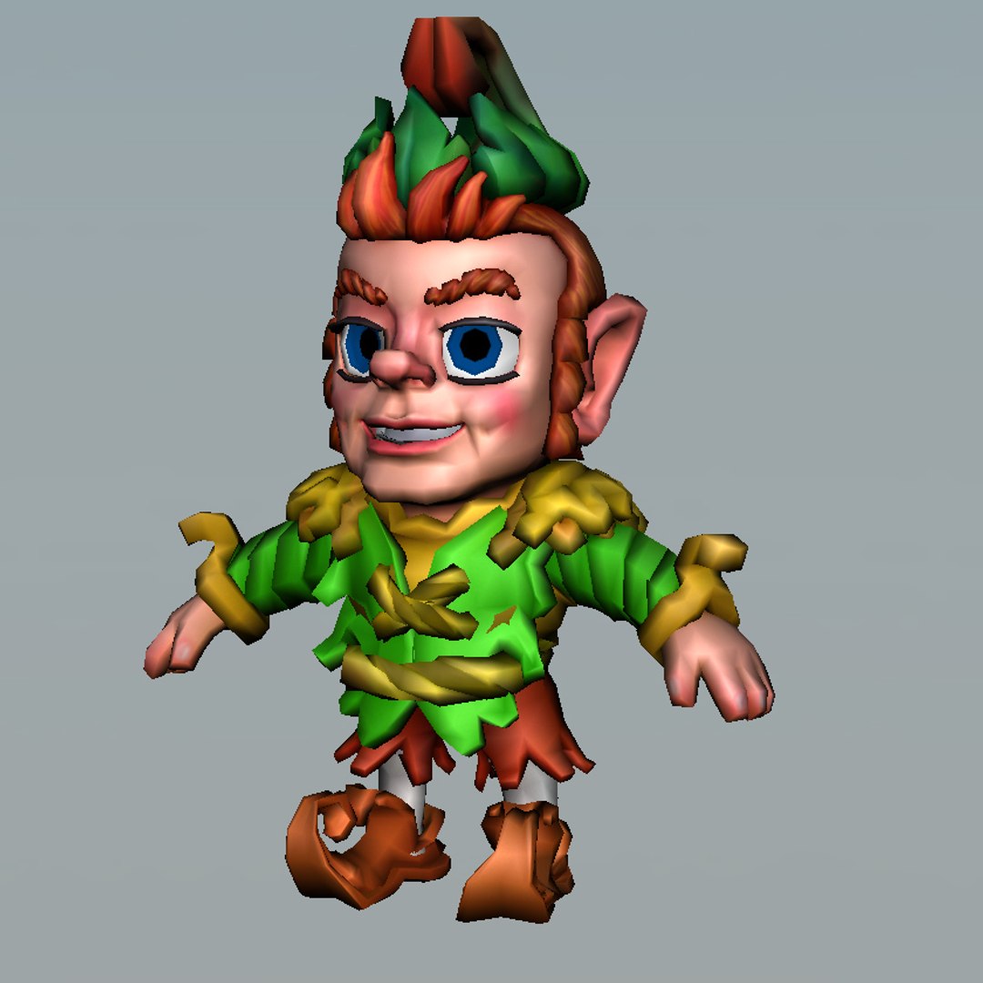 gnome rig 3d max