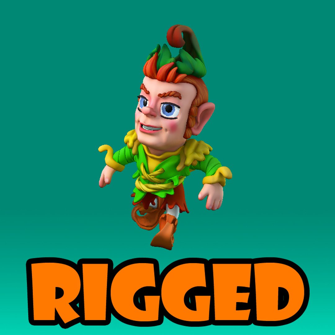 gnome rig 3d max