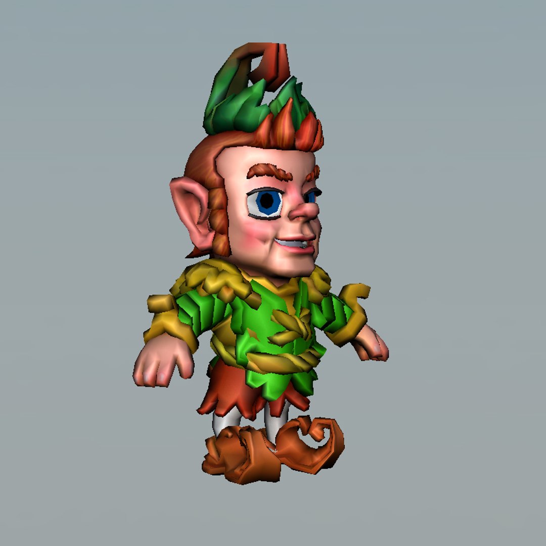 gnome rig 3d max