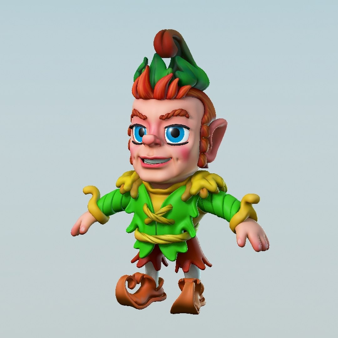 gnome rig 3d max
