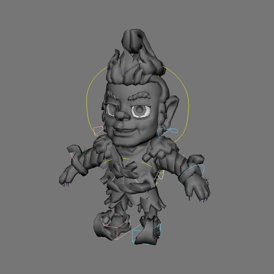 gnome rig 3d max