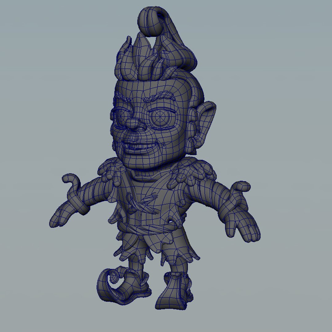 gnome rig 3d max