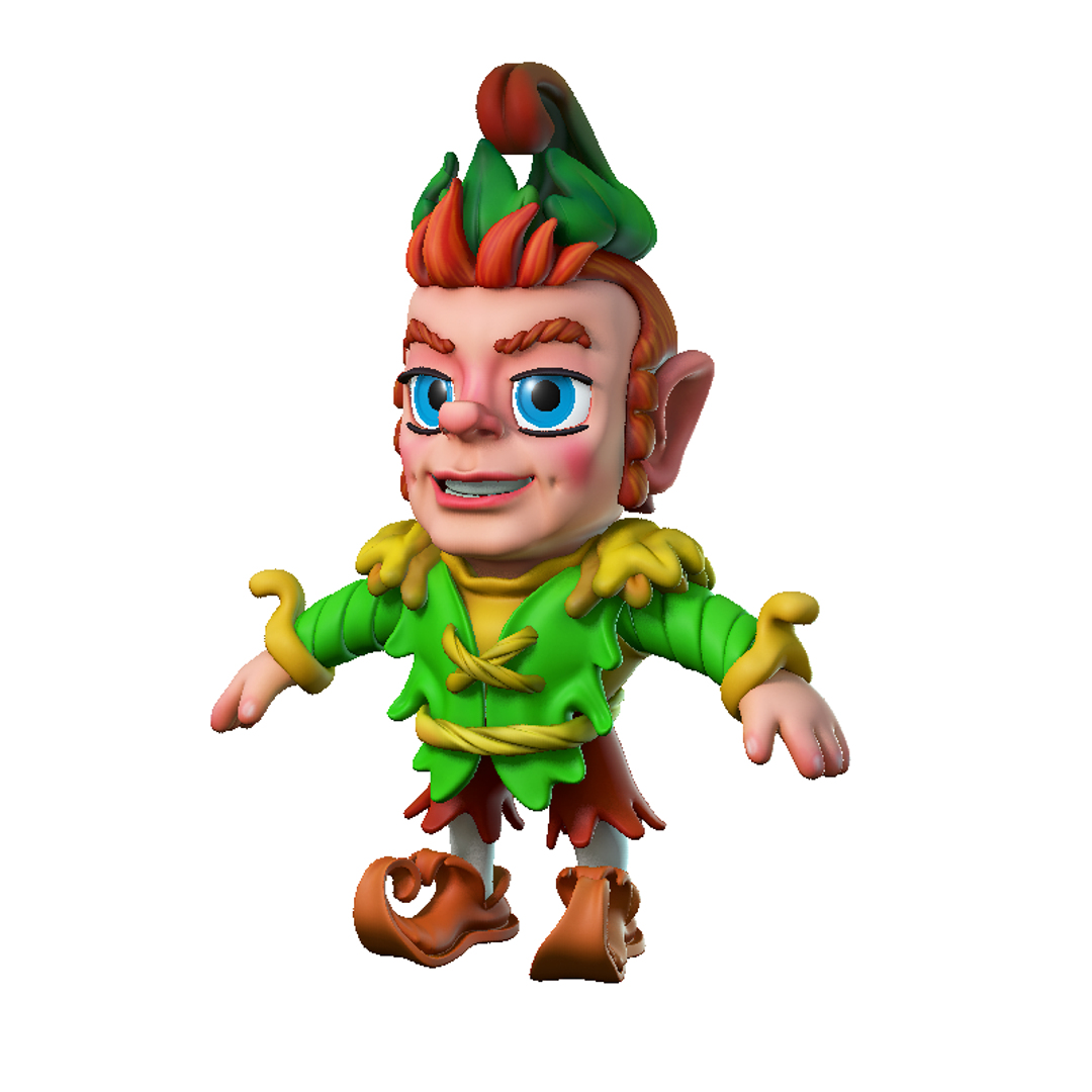 gnome rig 3d max