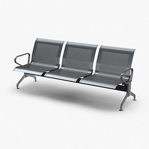 Airport Row of Chairs 02