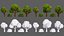 Trees Cartoon V33 3D