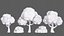 Trees Cartoon V33 3D