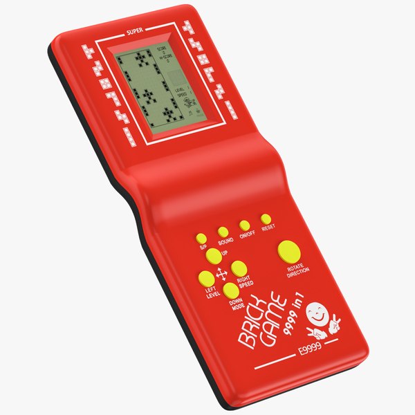 Retro Handheld Game 02 3D model