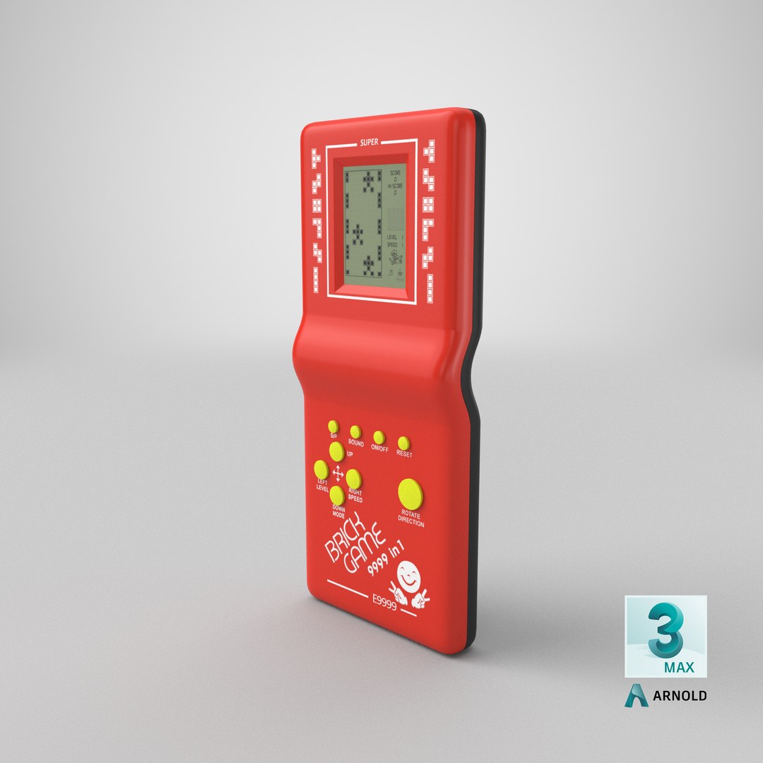 Retro Handheld Game 02 3D model - TurboSquid 2002690