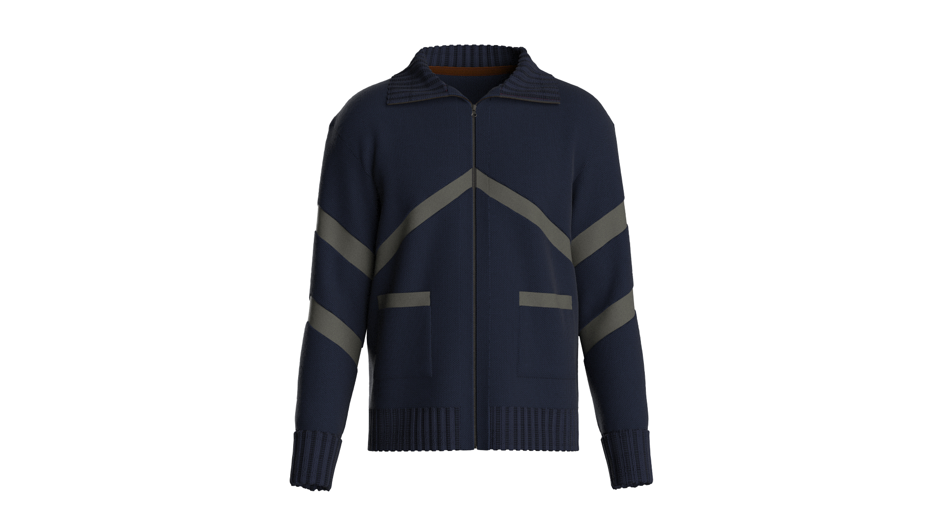 3D Model Male Knit Cardigan - TurboSquid 2185461