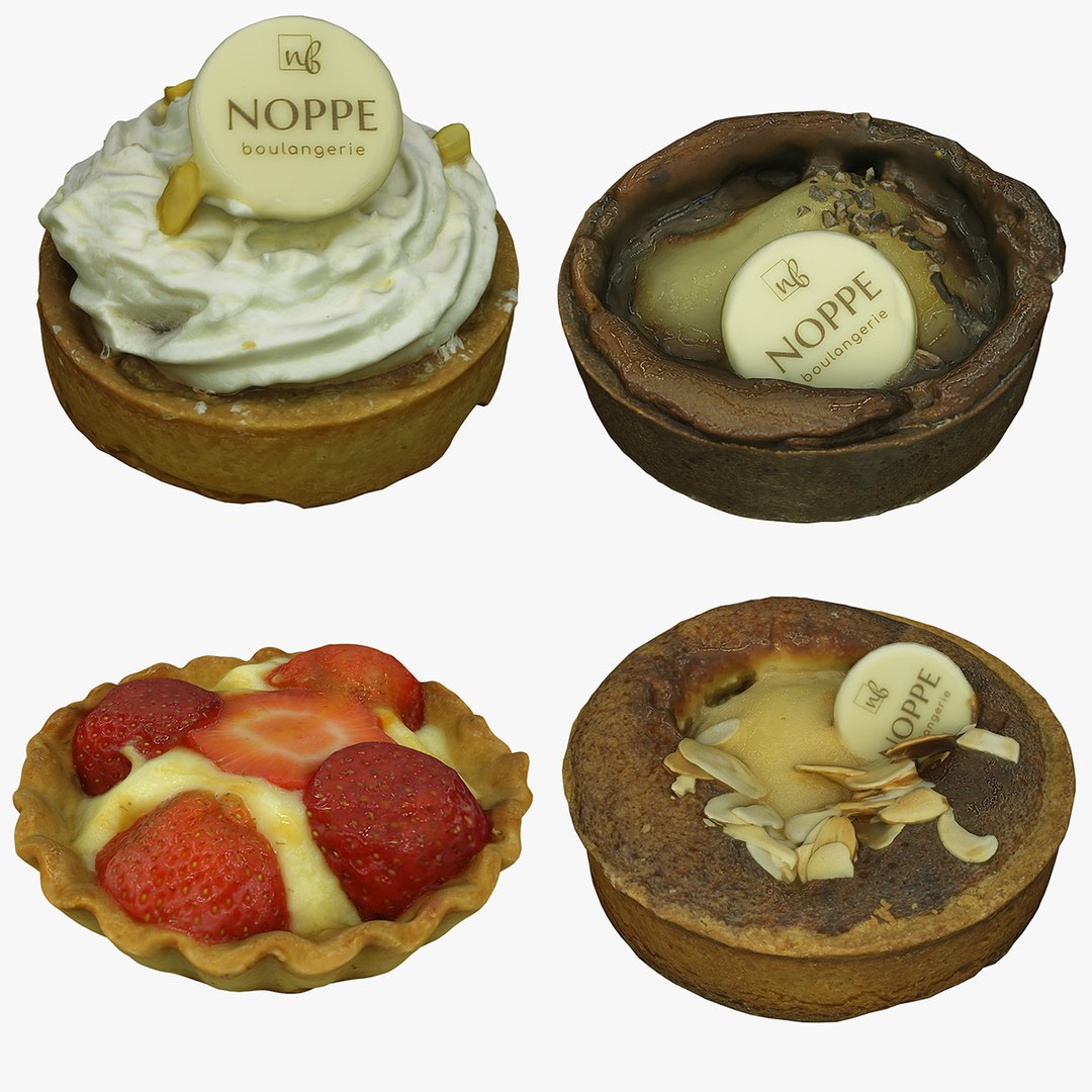 3D Cake Collection 08 Tart Model - TurboSquid 2155202