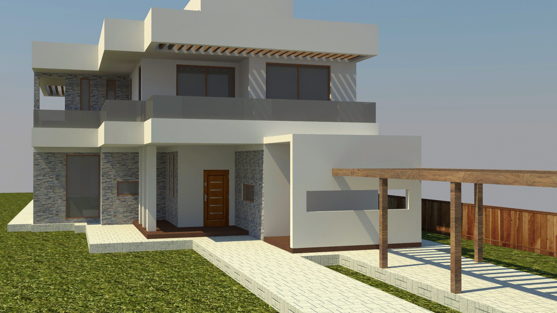 Modern House 3d Model