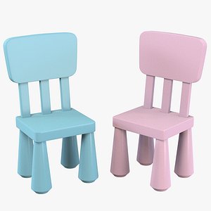 3d ikea mammut children chair model