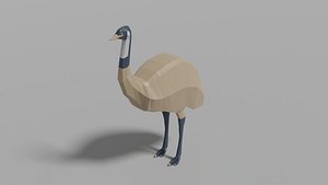 Cartoon Emu
