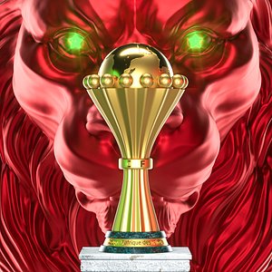 Lion Atlas morocco football national team 3D model