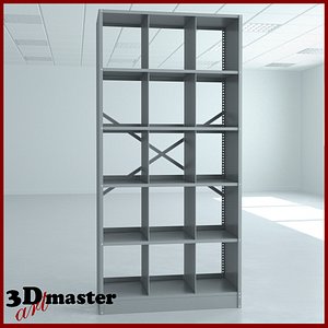 3D assembled techno-lite x-ray file cabinet