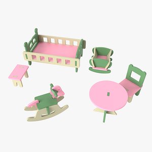 3D model Childrens Room Furniture