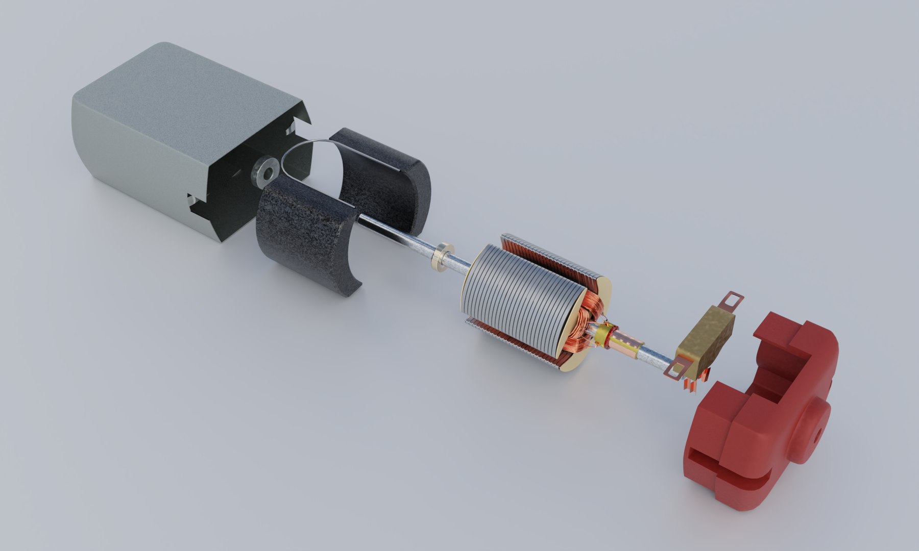 3D Dc Motor 3d Model - TurboSquid 2245506