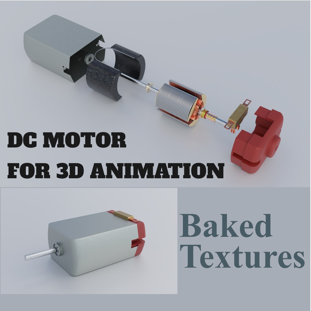 3D Dc Motor 3d Model - TurboSquid 2245506