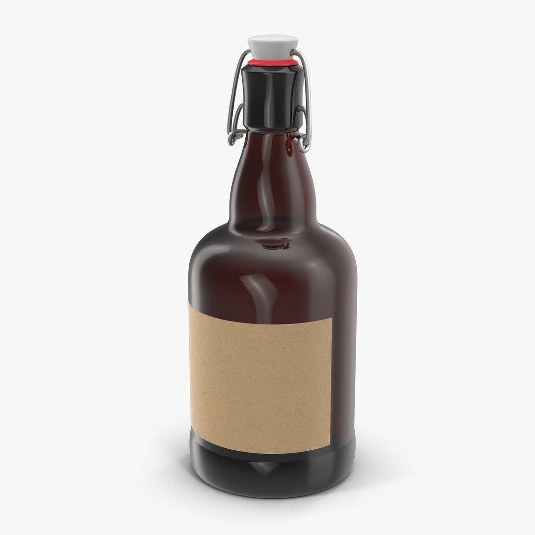 Cold Brew Bottle 3 3D model preview
