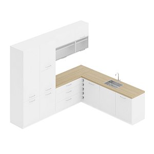 white kitchen furniture set model