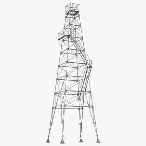 Fire Tower 3D model