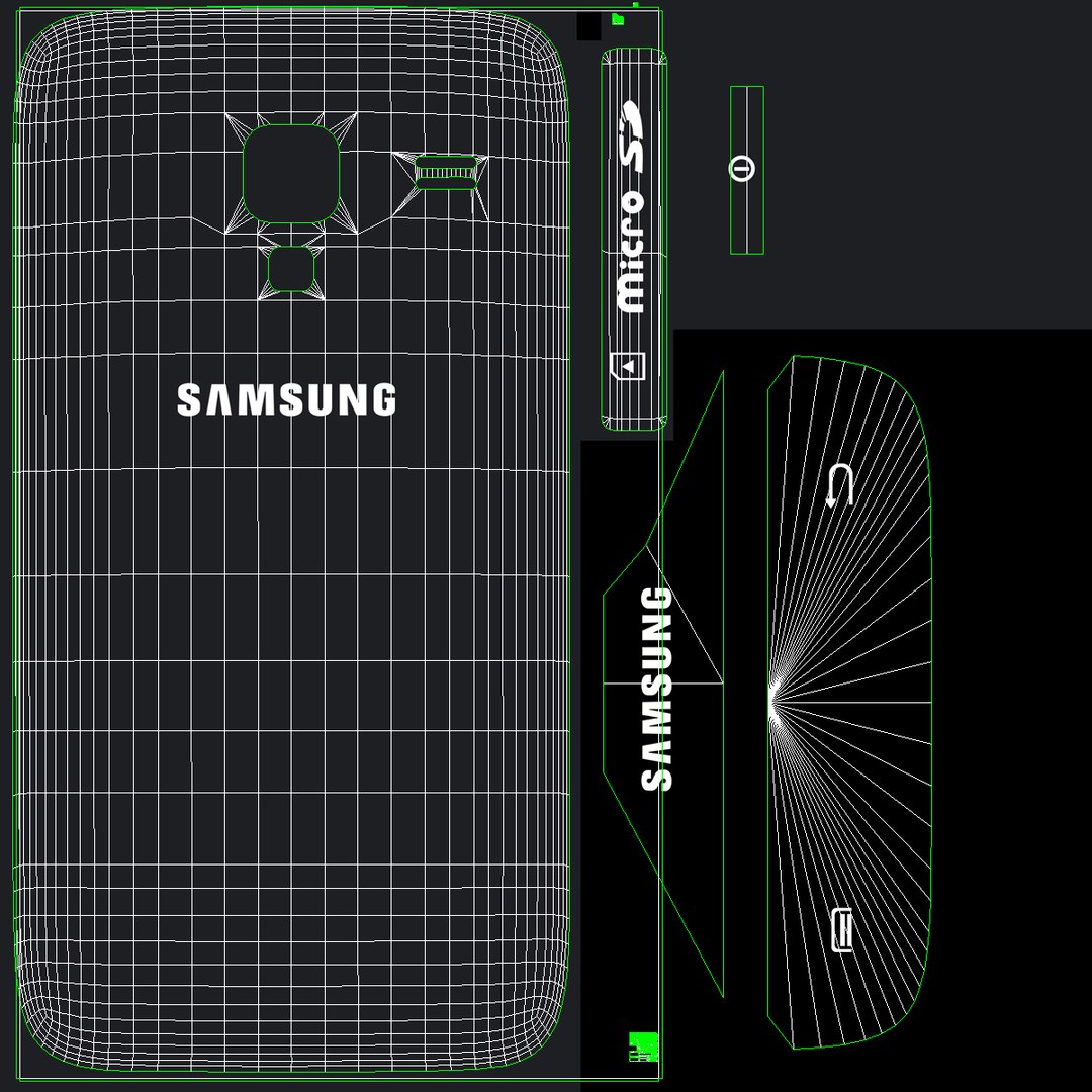 Samsung Galaxy Ace 2 3d Model
