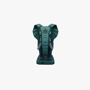 Stylized Statue Elephant