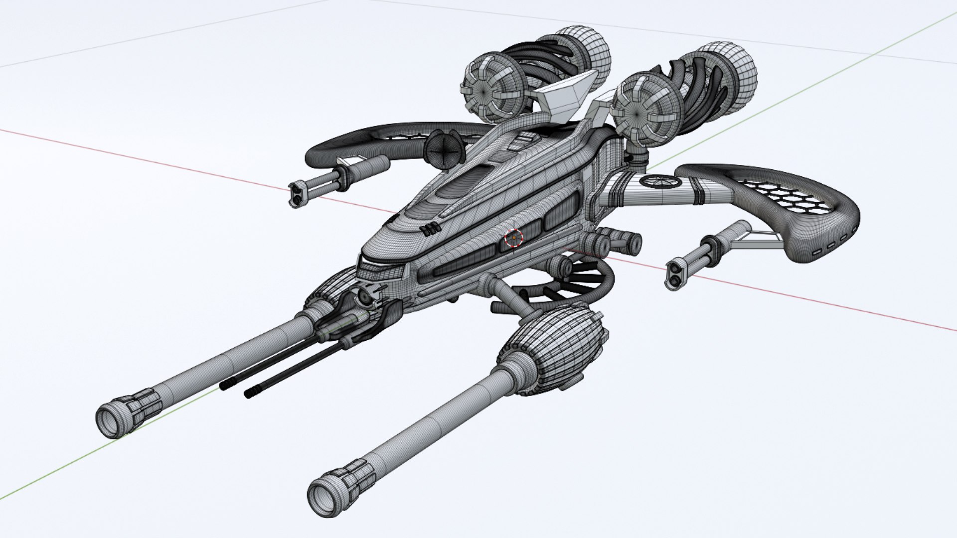3D Model Spaceship 001 - TurboSquid 2153245