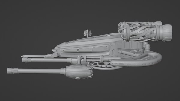 modelo 3d Nave espacial 001 - TurboSquid 2153245