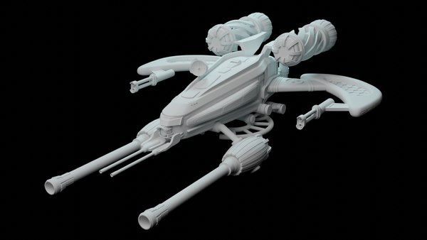 modelo 3d Nave espacial 001 - TurboSquid 2153245