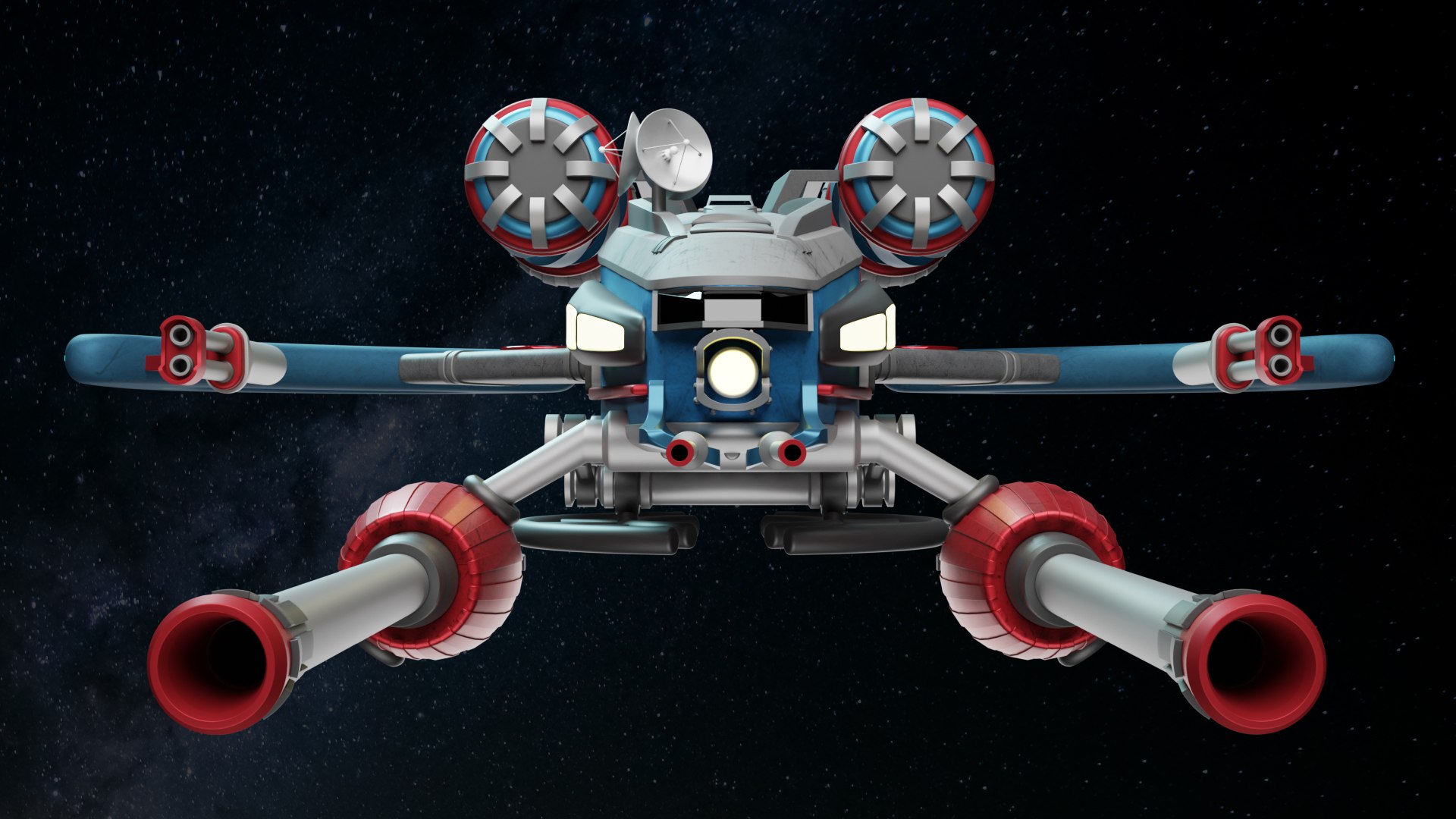 3D Model Spaceship 001 - TurboSquid 2153245
